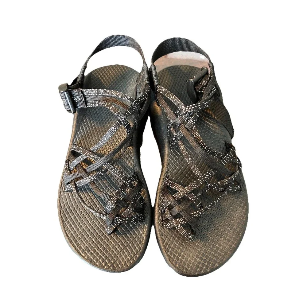 Chaco’s Women’s 6M Z-Classic Sandals Black Fabric‎ Upper , Toe Loop